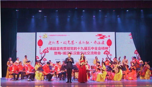 文藝動態 大埔縣成功舉辦黨的十九屆五中全會精神宣傳暨梅埔漢樂漢曲文化交流晚會